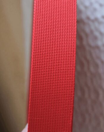 4 cm Polyester Kolon Kırmızı - Görsel 2