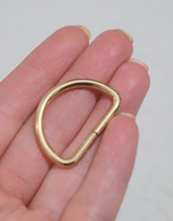 2.5 cm D halka Gold