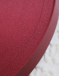 2.5 cm Polyester Kolon Bordo