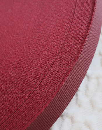2.5 cm Polyester Kolon Bordo