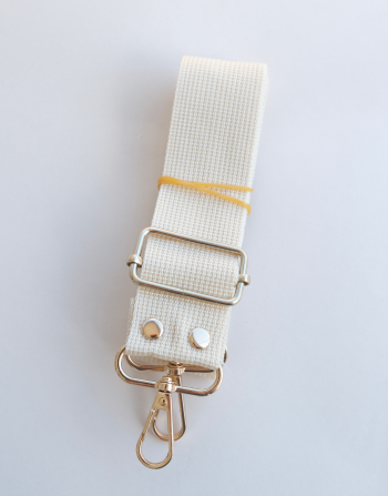 4 cm Polyester Hazır Çanta Sapı Krem