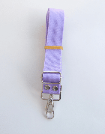 2.5 cm Polyester Hazır Çanta Sapı Lila