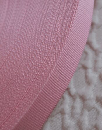 2.5 cm Polyester Kolon Pudra Pembe