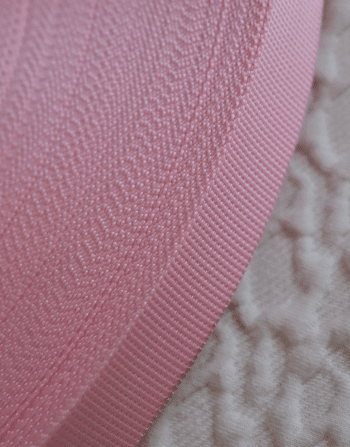 2.5 cm Polyester Kolon Pudra Pembe