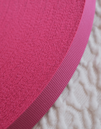 2.5 cm Polyester Kolon Pembe