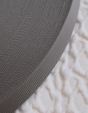 2.5 cm Polyester Kolon Gri