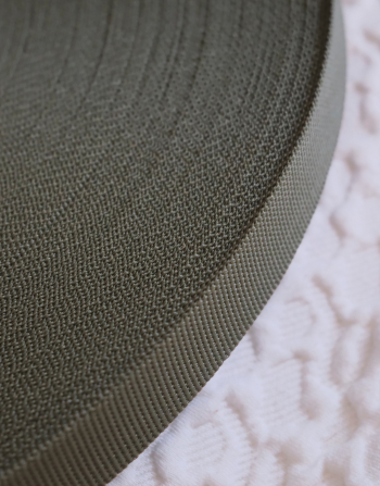 2.5 cm Polyester Kolon Haki