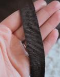 2 cm Polyester Biye Kahverengi