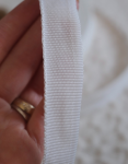2 cm Polyester Biye Beyaz