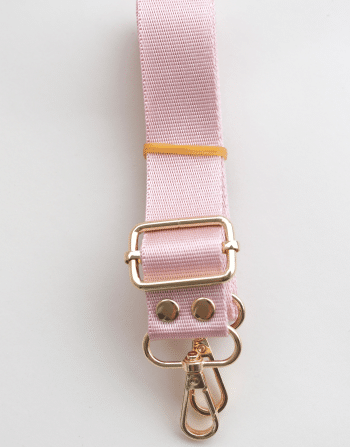 3 cm Polyester Çanta Sapı Pudra Pembe