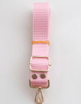 2.5 cm Polyester Hazır Çanta Sapı Pudra Pembe
