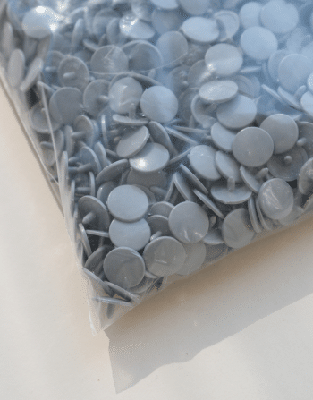 54 no Plastik Çıtçıt 25’li Gri