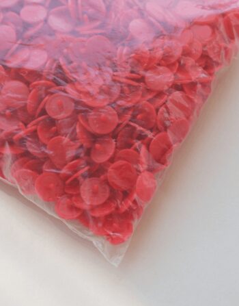 54 no Plastik Çıtçıt 25’li Kırmızı