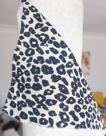 Leoparlı Kot Kumaşı