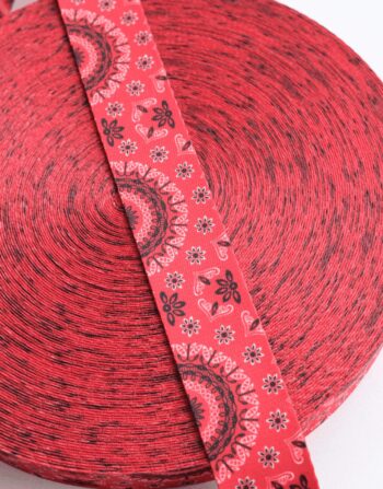 4 cm Desenli Polyester Kolon