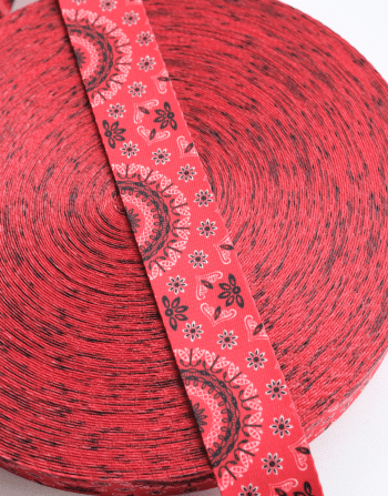 4 cm Desenli Polyester Kolon