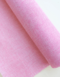 Yumuşak File Çanta Kumaşı 50 cm - Doğal Dokulu Çanta Filesi Pembe