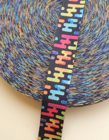 3 cm Desenli Polyester Kolon