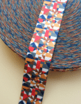 4 cm Desenli Polyester Kolon