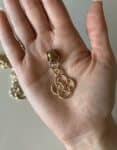 10’lu Kemik Fermuar Kürsörü Gold