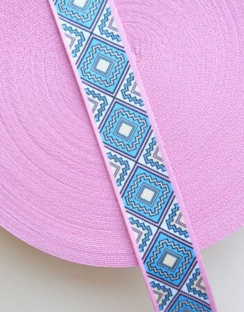 4 cm Desenli Polyester Çanta Kolonu