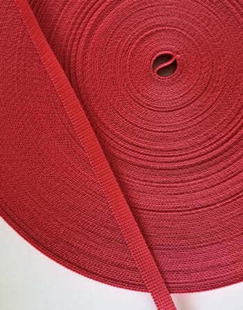 1 cm Polyester Kolon Kırmızı
