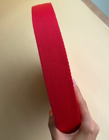  4 cm Polyester Kolon Kırmızı – Profesyonel Çanta Sapı ve Askı Malzemesi