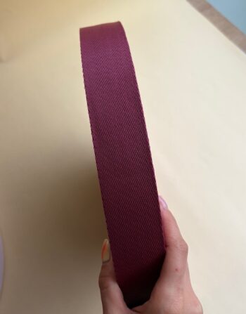4 cm Polyester Kolon Bordo – Profesyonel Çanta Sapı ve Askı Malzemesi