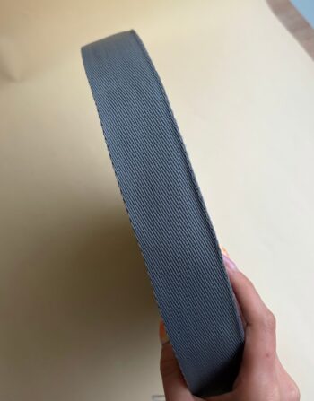 4 cm Polyester Kolon Gri– Profesyonel Çanta Sapı ve Askı Malzemesi
