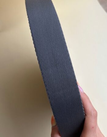 4 cm Polyester Kolon Koyu Gri – Profesyonel Çanta Sapı ve Askı Malzemesi