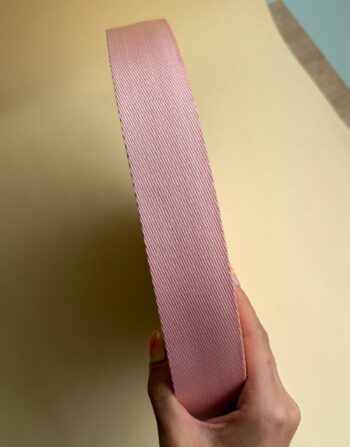 4 cm Polyester Kolon Pudra Pembe– Profesyonel Çanta Sapı ve Askı Malzemesi