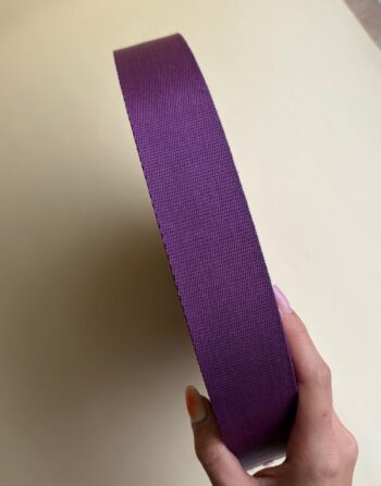  4 cm Polyester Kolon Mor – Profesyonel Çanta Sapı ve Askı Malzemesi