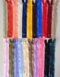 21 Adet 18 cm Hazır Fermuar Karışık Renk- Cüzdan / Makyaj Çantası / Pantalon Fermuarı