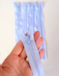 18 cm Hazır Fermuar Açık Mavi- Cüzdan / Makyaj Çantası / Pantalon Fermuarı