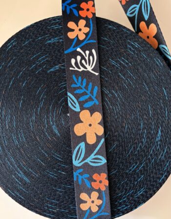 4 cm Desenli Polyester Çanta Kolonu