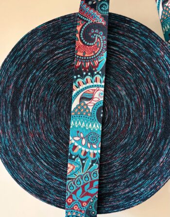 4 cm Desenli Polyester Çanta Kolonu